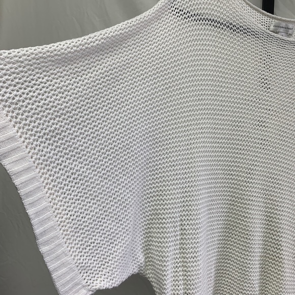 Christopher & Banks XL white short sleeve sweater - Picture 4 of 8